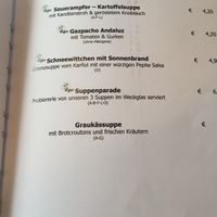 Menu  at Naturhotel LechLife in Wangle