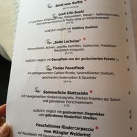 Starters  at Naturhotel LechLife in Wangle