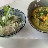 Curry und Basmati Reis  at Naturhotel LechLife in Wangle