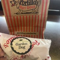 Garden dog  at Portillo's Maple Grove in Maple Grove