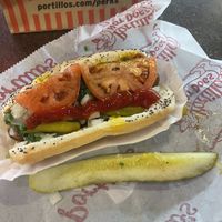 Garden dog  at Portillo's Maple Grove in Maple Grove
