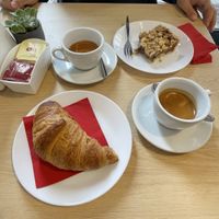 Croissant, Apple Crumble, Espresso   at Casamadie - Milano - bakery | brunch | lunch  in Milan