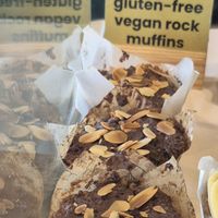 Gluten free vegan muffin at La Cafeteria in Plettenberg Bay