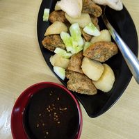 Pempek at Chan Wei Vegetarian in Jakarta