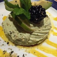 raw vegan cheesecake  at Flax & Kale - Placa Castella in Barcelona