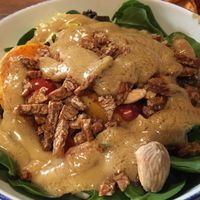 Middle eastern salad at Flax & Kale - Placa Castella in Barcelona