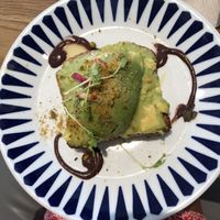 Avocado toast  at Flax & Kale - Placa Castella in Barcelona