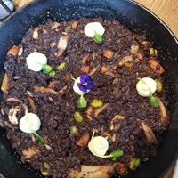 Arròs negre - delicious! at Flax & Kale - Placa Castella in Barcelona