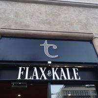 Outside at Flax & Kale - Placa Castella in Barcelona