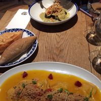 ravioli at Flax & Kale - Placa Castella in Barcelona