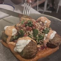 Falafell  at Flax & Kale - Placa Castella in Barcelona