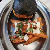 Hamburguesa Mayo at Flax & Kale - Placa Castella in Barcelona