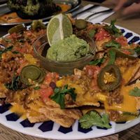 Nachos at Flax & Kale - Placa Castella in Barcelona