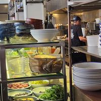 Open Kitchen at Flax & Kale - Placa Castella in Barcelona