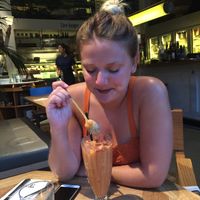 Great atmosphere  at Flax & Kale - Placa Castella in Barcelona