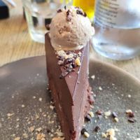 two-texture choco chocolate at Flax & Kale - Placa Castella in Barcelona