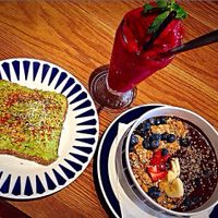 Breakfast:) at Flax & Kale - Placa Castella in Barcelona