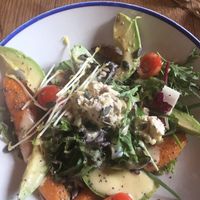 Carrot salad at Flax & Kale - Placa Castella in Barcelona