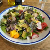 Teresa's Favorite Kale Salad at Flax & Kale - Placa Castella in Barcelona