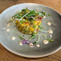 Mango & Avocado Tartare at Flax & Kale - Placa Castella in Barcelona