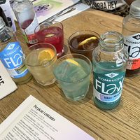 Kombuchas  at Flax & Kale - Placa Castella in Barcelona