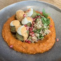 Falafel  at Flax & Kale - Placa Castella in Barcelona