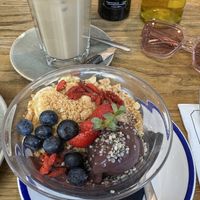 Açai bowl  at Flax & Kale - Placa Castella in Barcelona