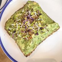 Avocado Toast at Flax & Kale - Placa Castella in Barcelona