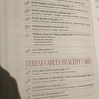 Dessert at Flax & Kale - Placa Castella in Barcelona