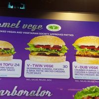 veg menu at BurgerFuel - Sowah Square in Abu Dhabi