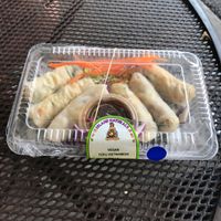 grab and go salad rolls  at Island Naturals in Hilo