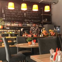 The interior at Green Pumpkin in Riga