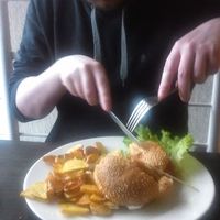 Burger at Green Pumpkin in Riga