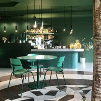 Nice interior  at Green Pumpkin in Riga