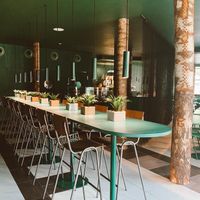 Nice interior at Green Pumpkin in Riga