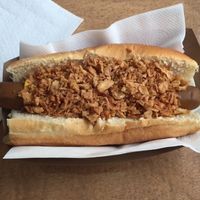 Hot dog! at Le Tricycle in Paris