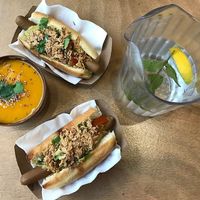 Dogtor Dre Hot dogs  at Le Tricycle in Paris