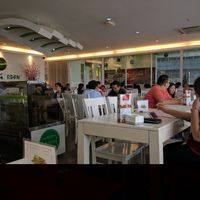 Inside the restaurant. Pretty big shop, a lot of tables at The Garden Restaurant - Krystal Point in Penang