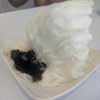 Durian Dessert. It's ok, not enough durian flavour to me but still hits the spot. at The Garden Restaurant - Krystal Point in Penang