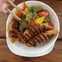 Miso cutlet. at Cafe Sora in Jogasaki