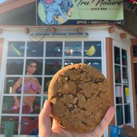 Vegan cookie  at Tru Nature Juice Bar in Long Beach