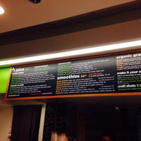 Menu 1 at Greenleaf Juicing Company - Pioneer Square in Portland