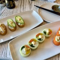 Vegan sushi  at Aiko Sushi Riverlands in Cape Town