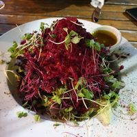 Beet Salad - so delicious at Juice and Java in Miami Beach