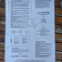 Menu at Juice and Java in Miami Beach