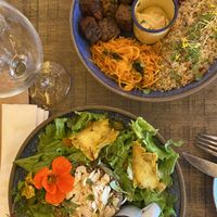 Our two dishes  at Org Bistro in Rio De Janeiro