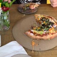 pizza !!!!  at Org Bistro in Rio De Janeiro