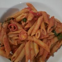 Penne alla Arrabiata - spicy! at Ristorante & Caffè La Passione in Ochtrup