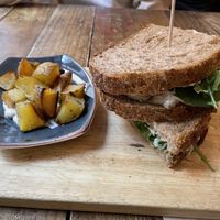 Sandwich de berenjena  at The Juice House in Barcelona