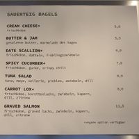  at EVERYTHING bagels & coffee in Berlin